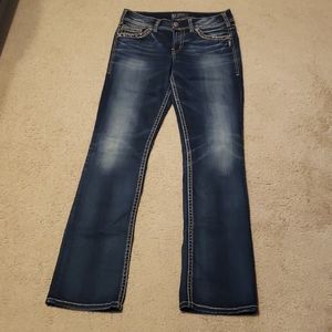 Silver slim Bootcut jeans W29/L33